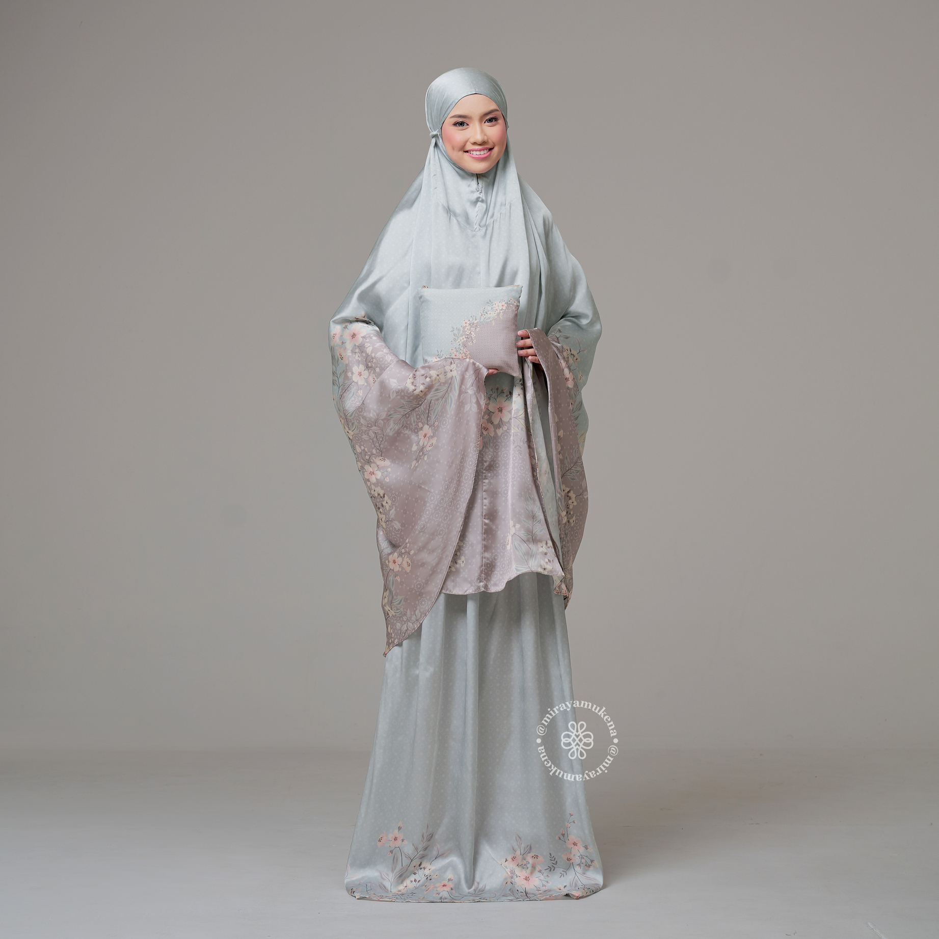Mukena Travel Printing Miraya Wisteria Frozen