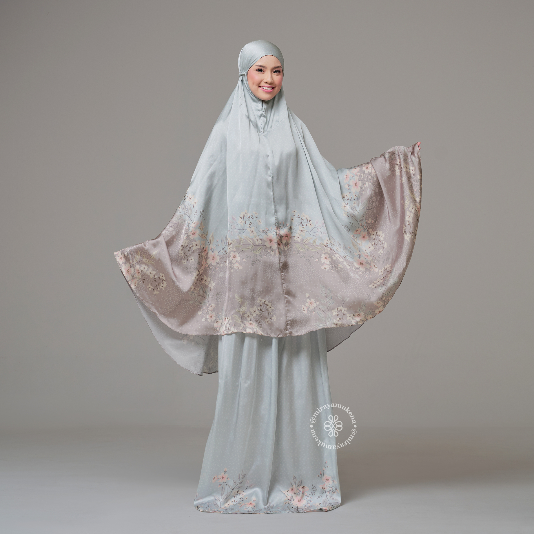 Mukena Travel Printing Miraya Wisteria Frozen