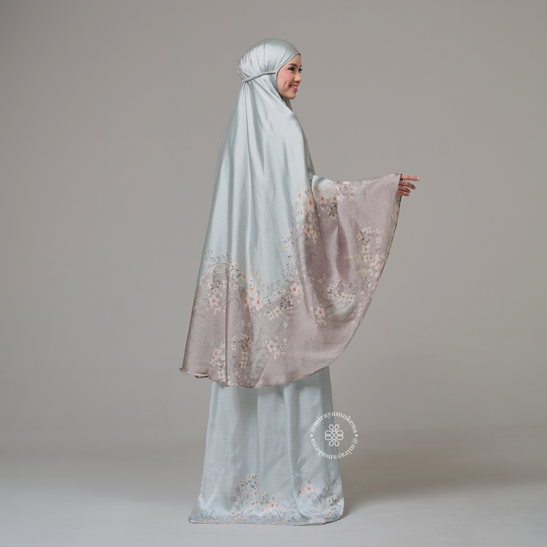 Mukena Travel Printing Miraya Wisteria Frozen