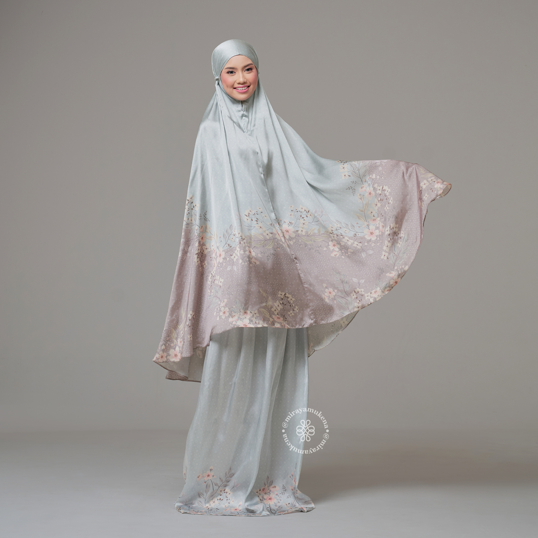 Mukena Travel Printing Miraya Wisteria Frozen