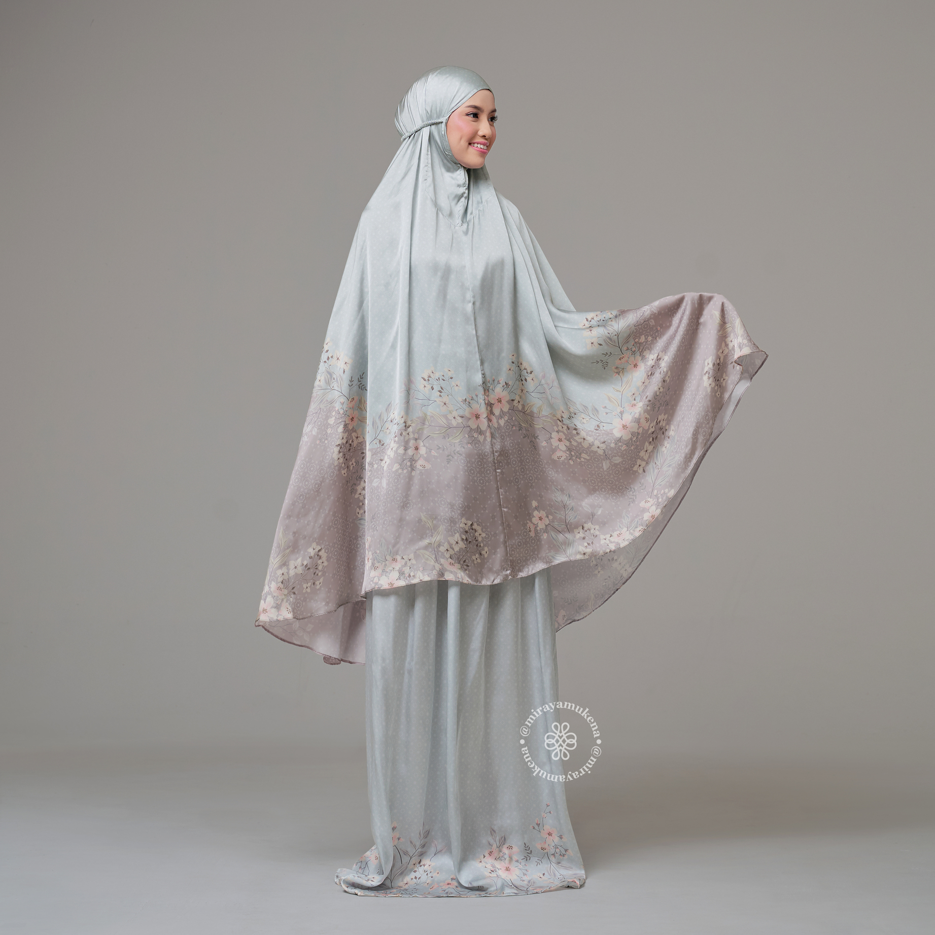 Mukena Travel Printing Miraya Wisteria Frozen