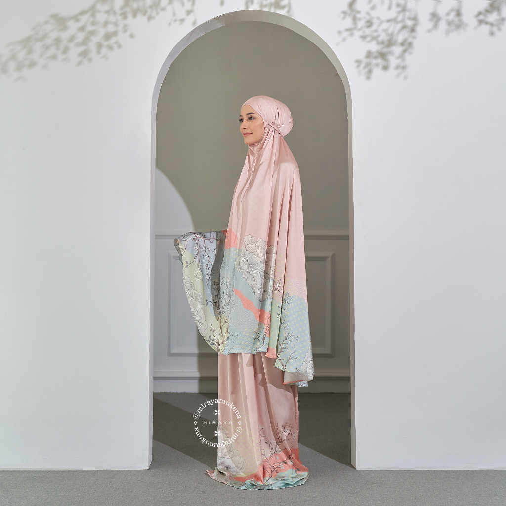 Mukena Travel Printing Miraya The Hills Coral