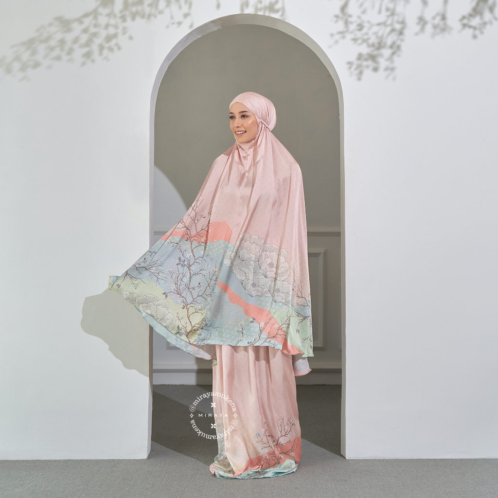Mukena Travel Printing Miraya The Hills Coral