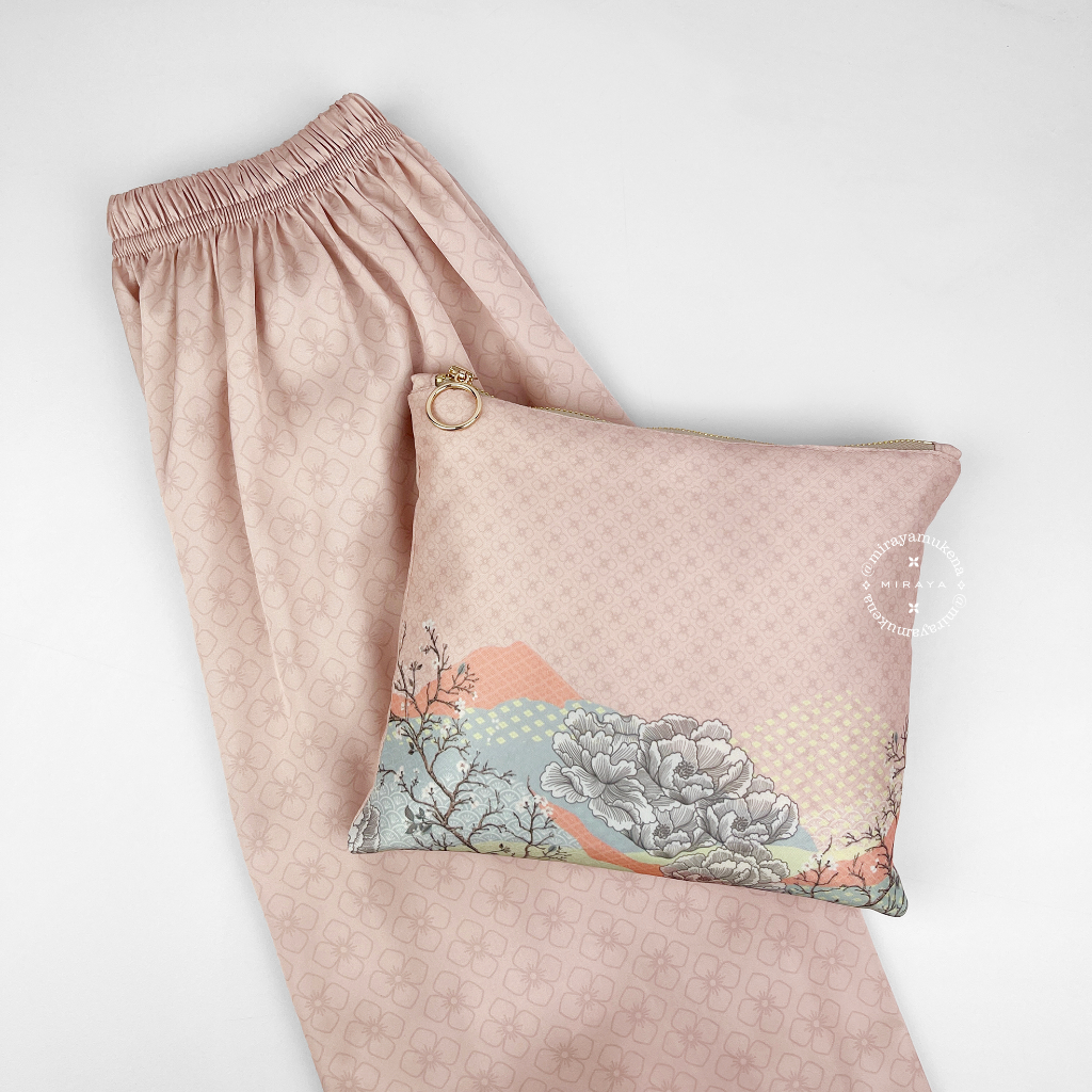 Mukena Travel Printing Miraya The Hills Coral