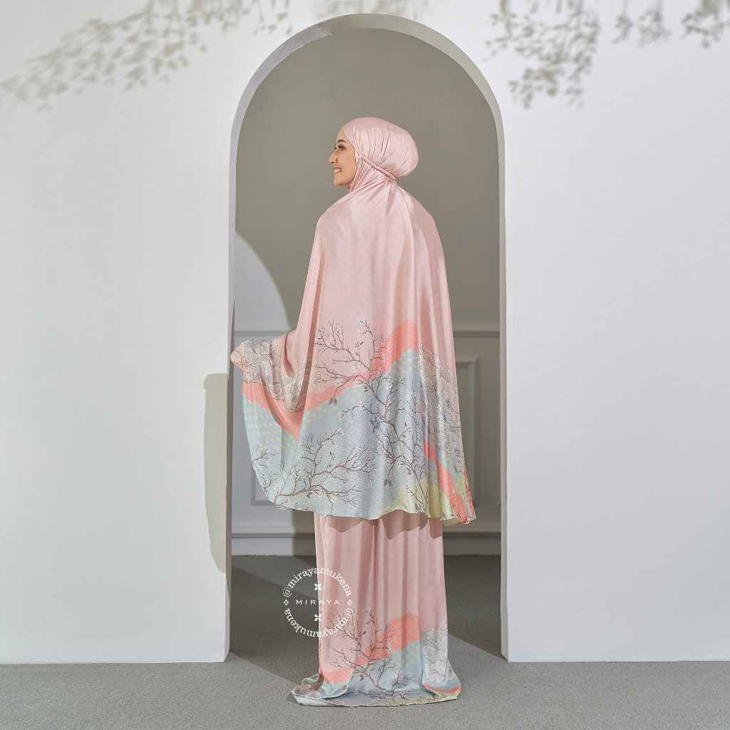 Mukena Travel Printing Miraya The Hills Coral