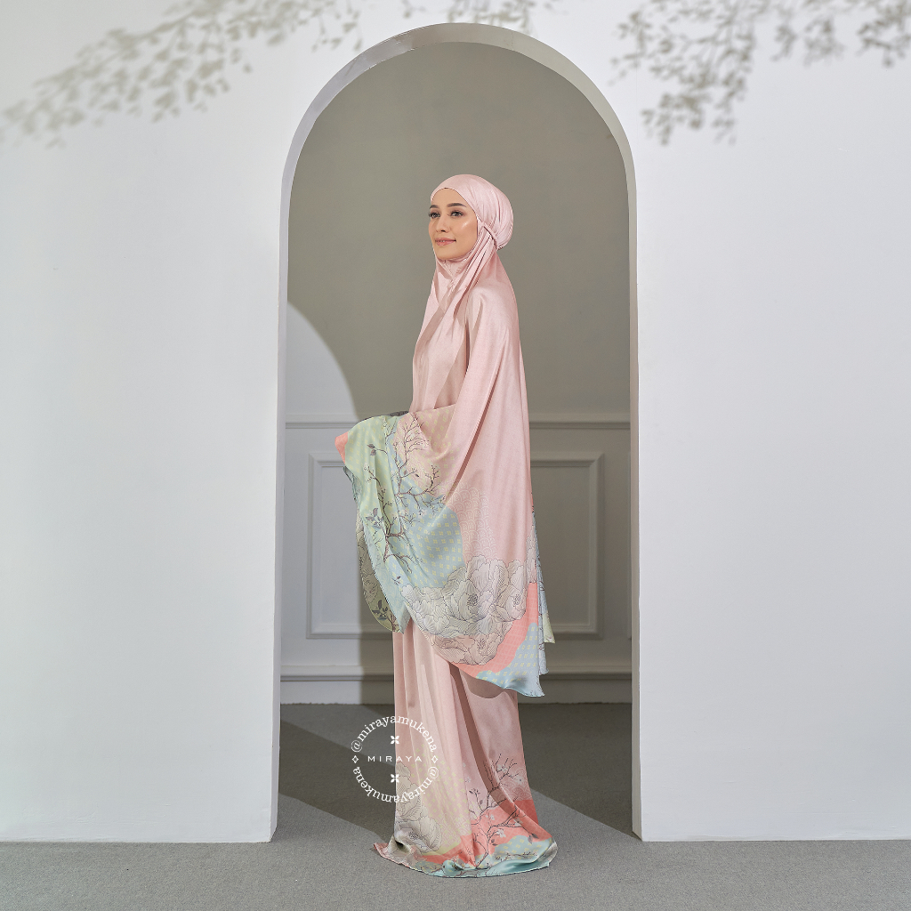Mukena Travel Printing Miraya The Hills Coral