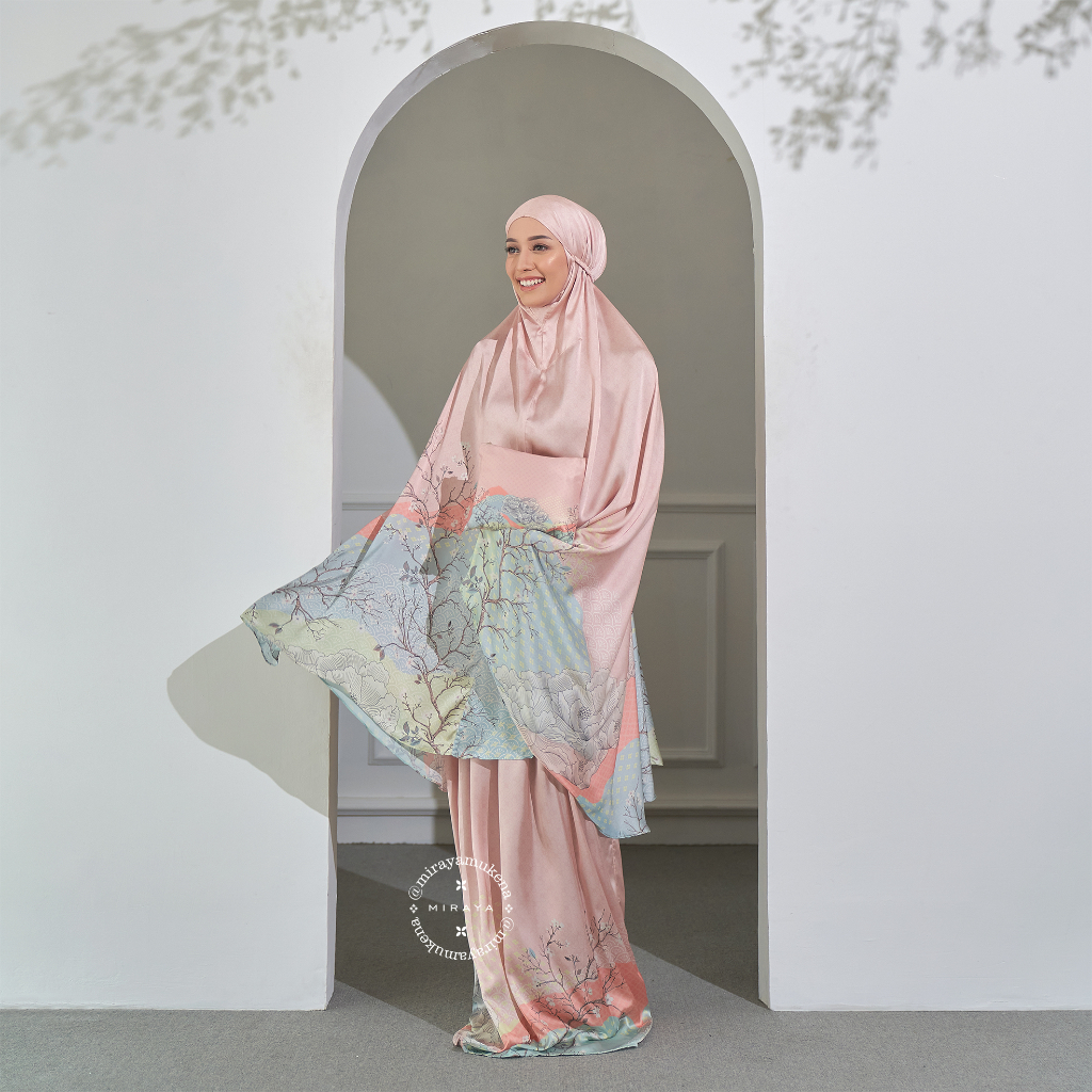 Mukena Travel Printing Miraya The Hills Coral