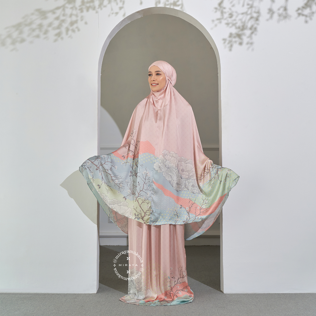 Mukena Travel Printing Miraya The Hills Coral