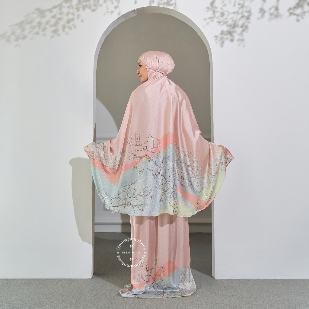 Mukena Travel Printing Miraya The Hills Coral