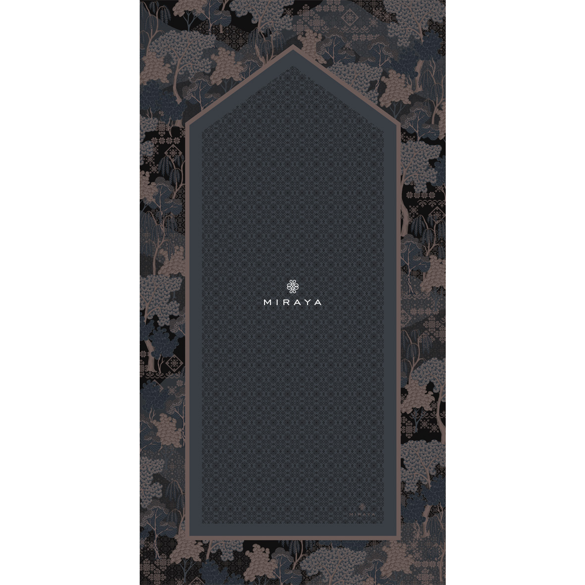 Hampers Mukena Sajadah Miraya Jardin Black
