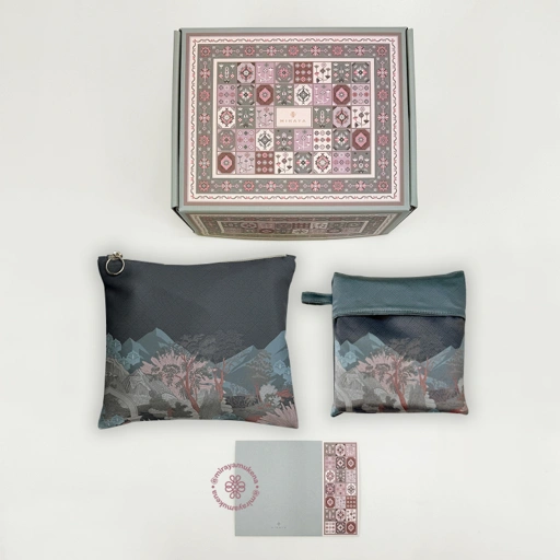 Image of Hampers Mukena Sajadah Miraya Le Marais Graphite
