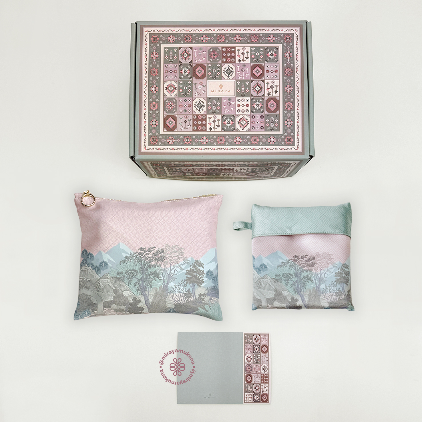 Hampers Mukena Sajadah Miraya Le Marais Pink