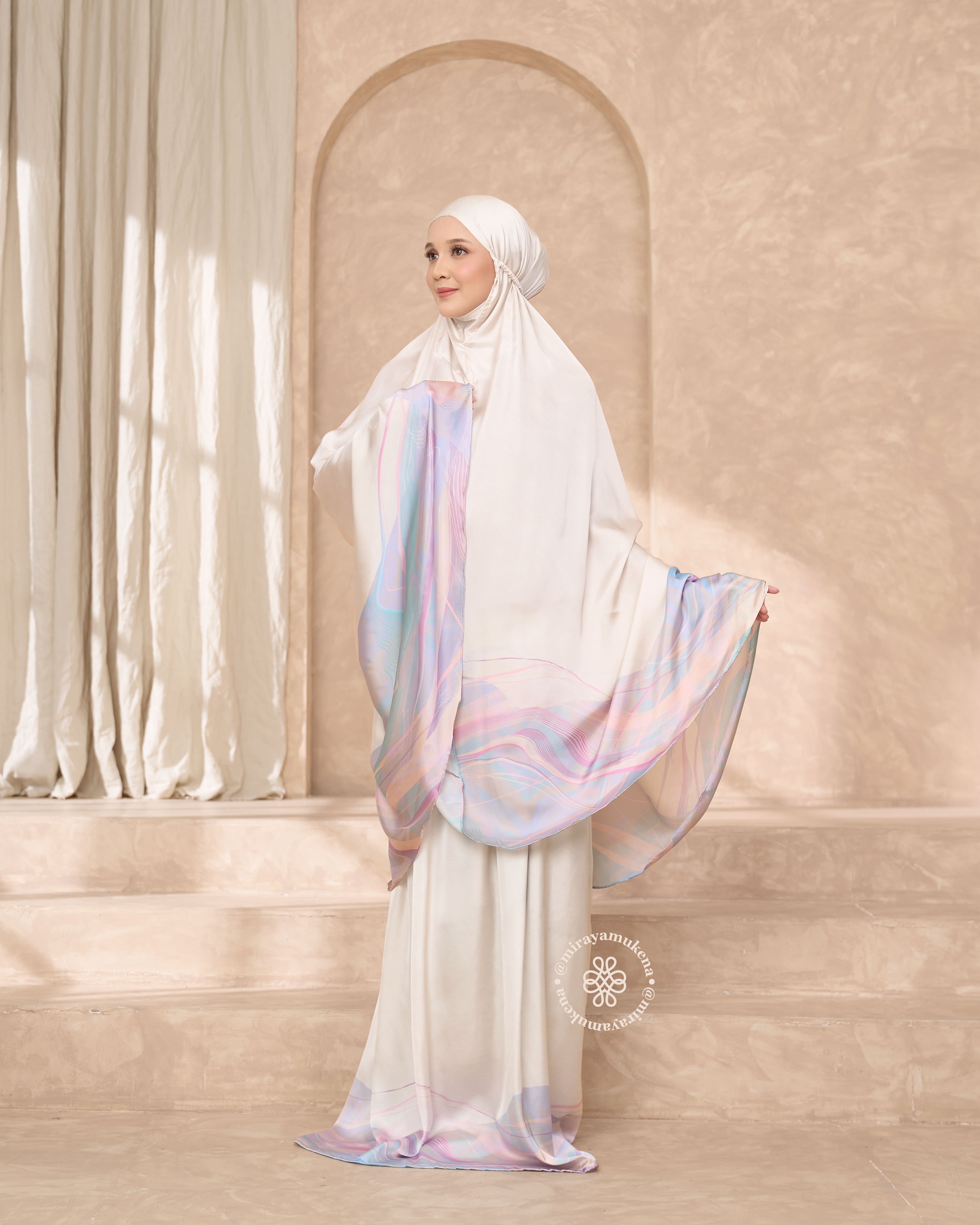 Mukena Travel Printing Miraya Flare Starlight