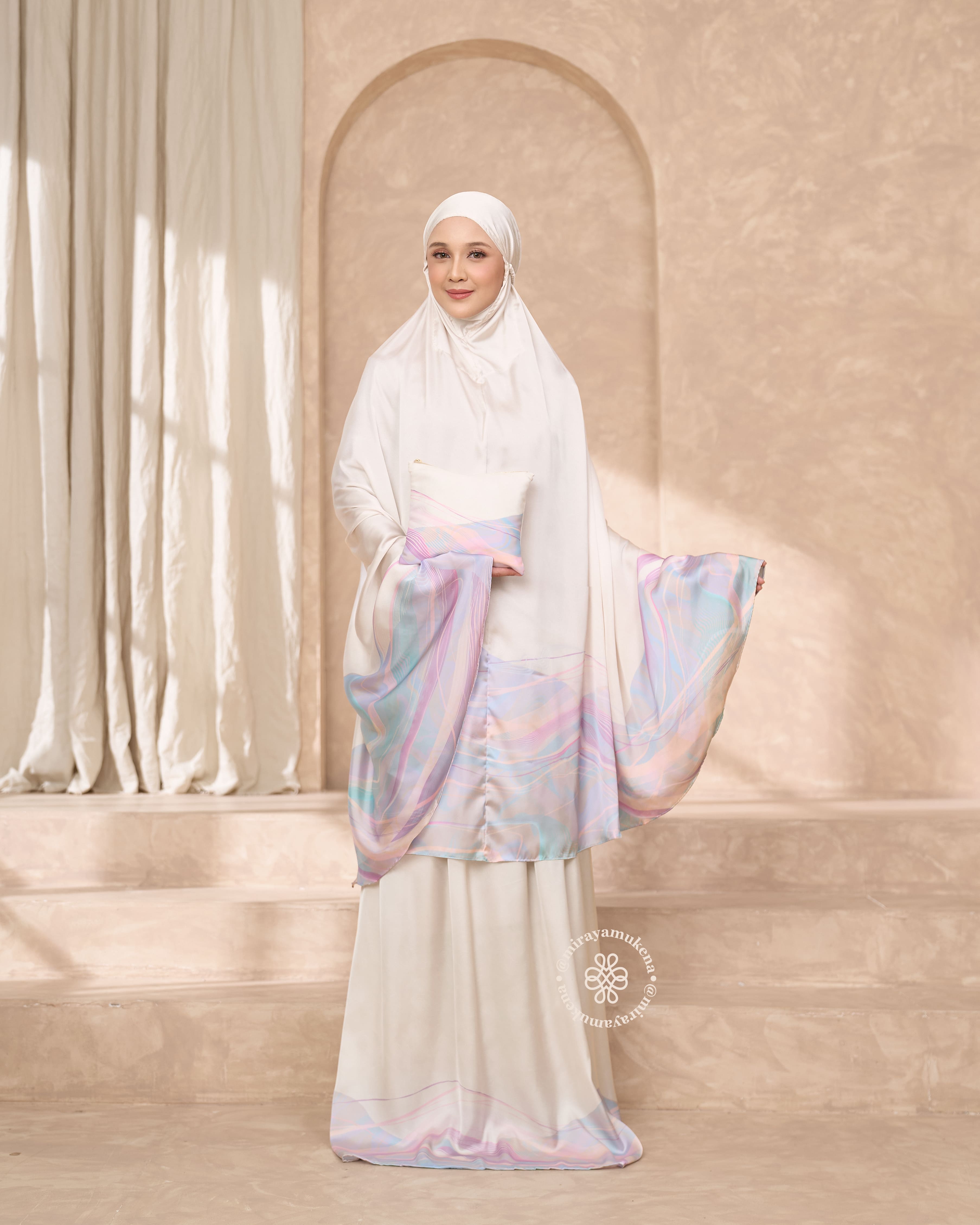Mukena Travel Printing Miraya Flare Starlight