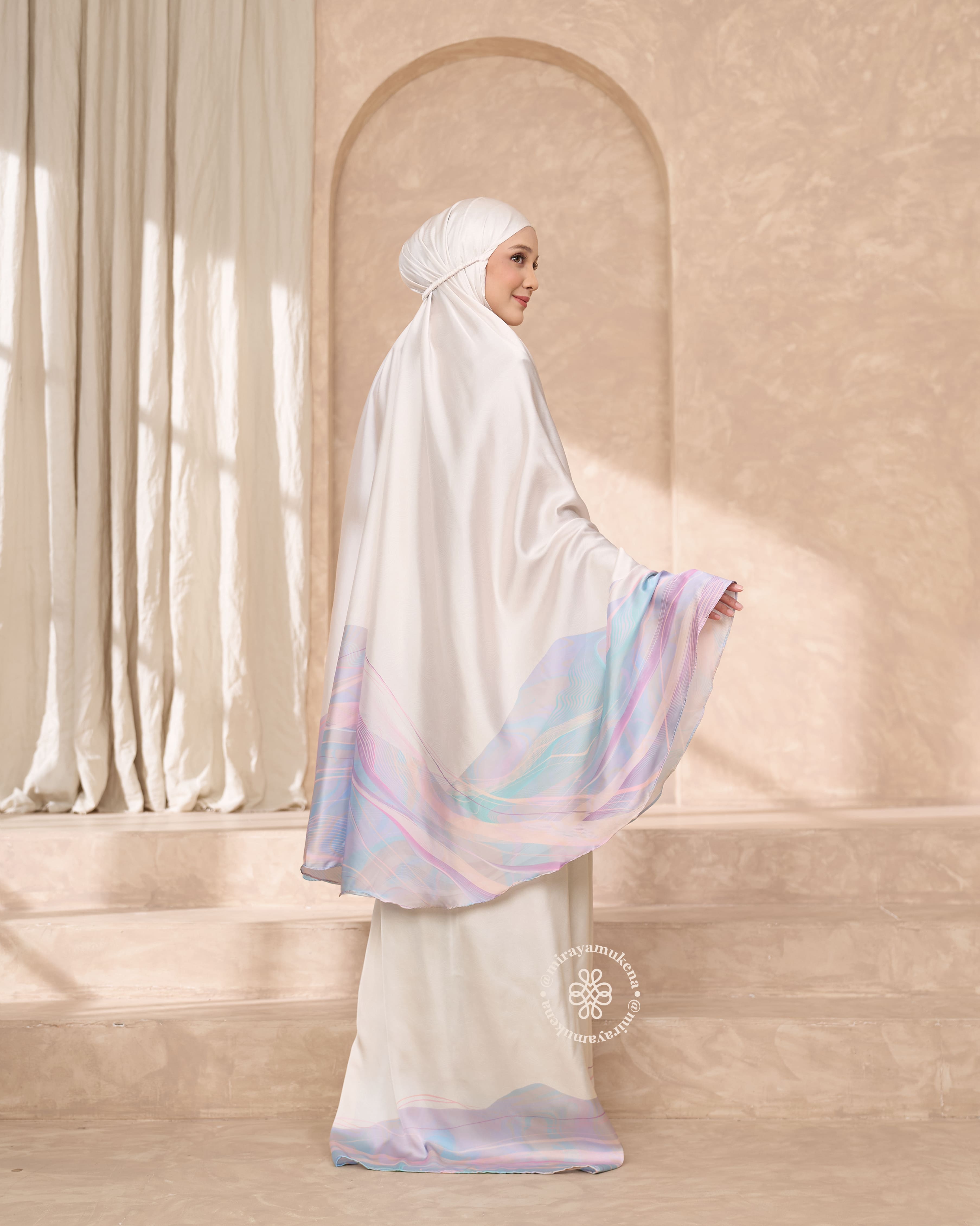Mukena Travel Printing Miraya Flare Starlight