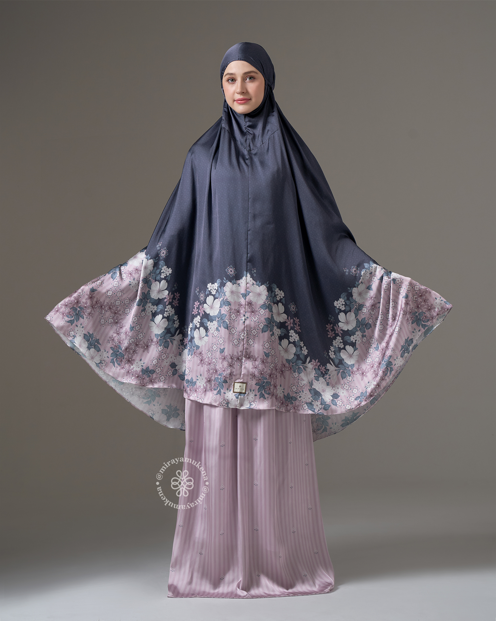 Mukena Travel Printing Miraya Lushmere Night