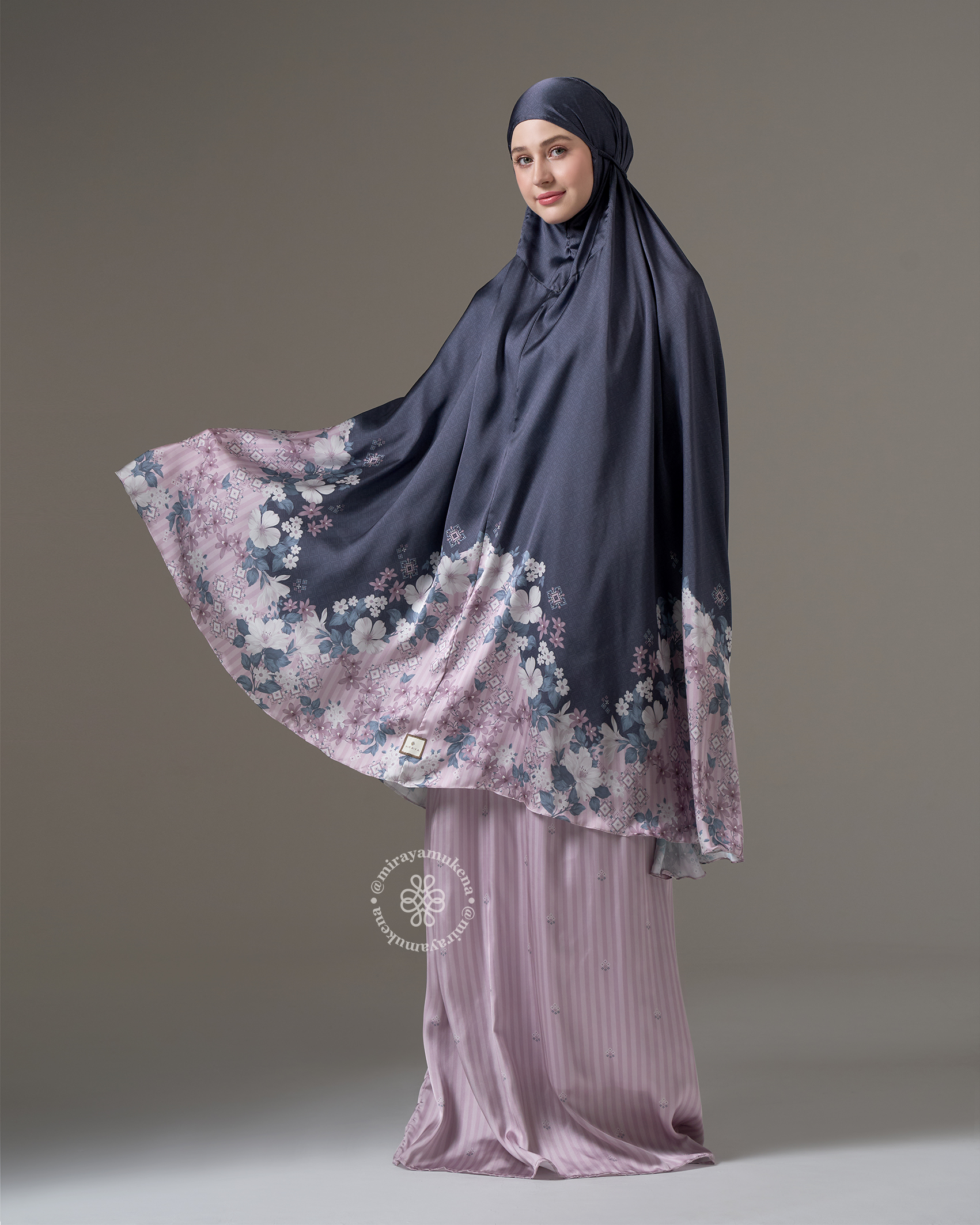 Mukena Travel Printing Miraya Lushmere Night