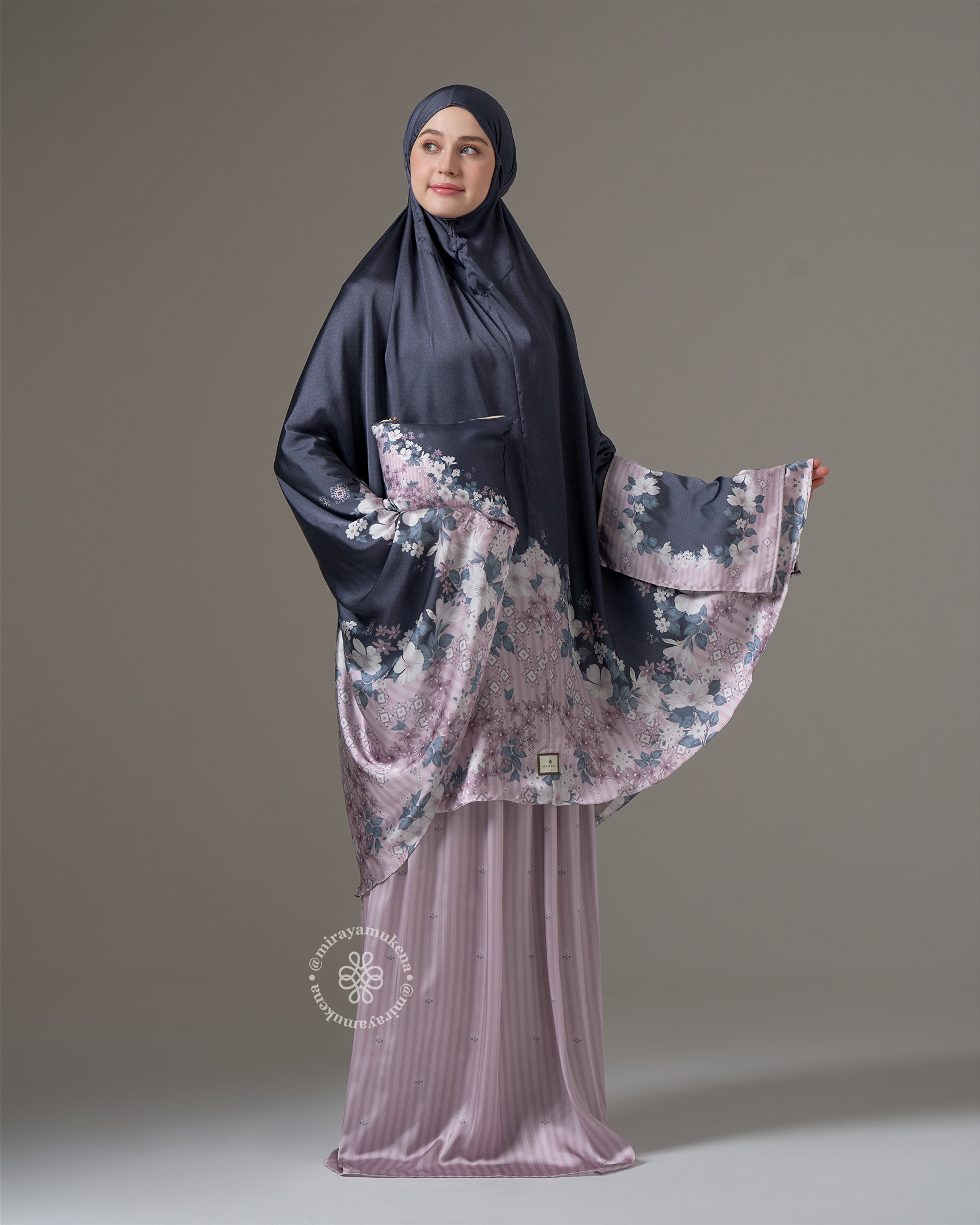 Mukena Travel Printing Miraya Lushmere Night