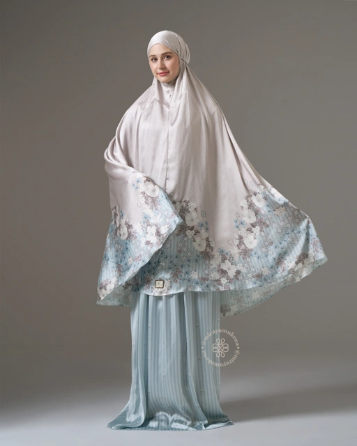 Mukena Travel Printing Miraya Lushmere Oat