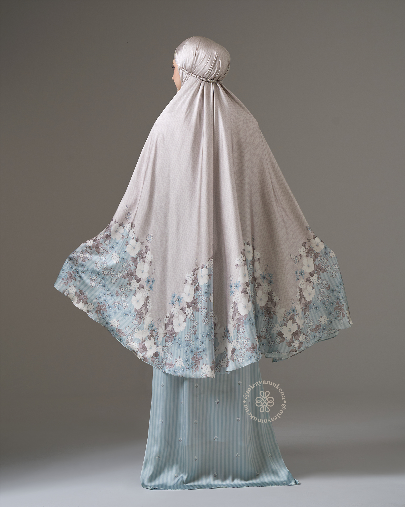 Mukena Travel Printing Miraya Lushmere Oat