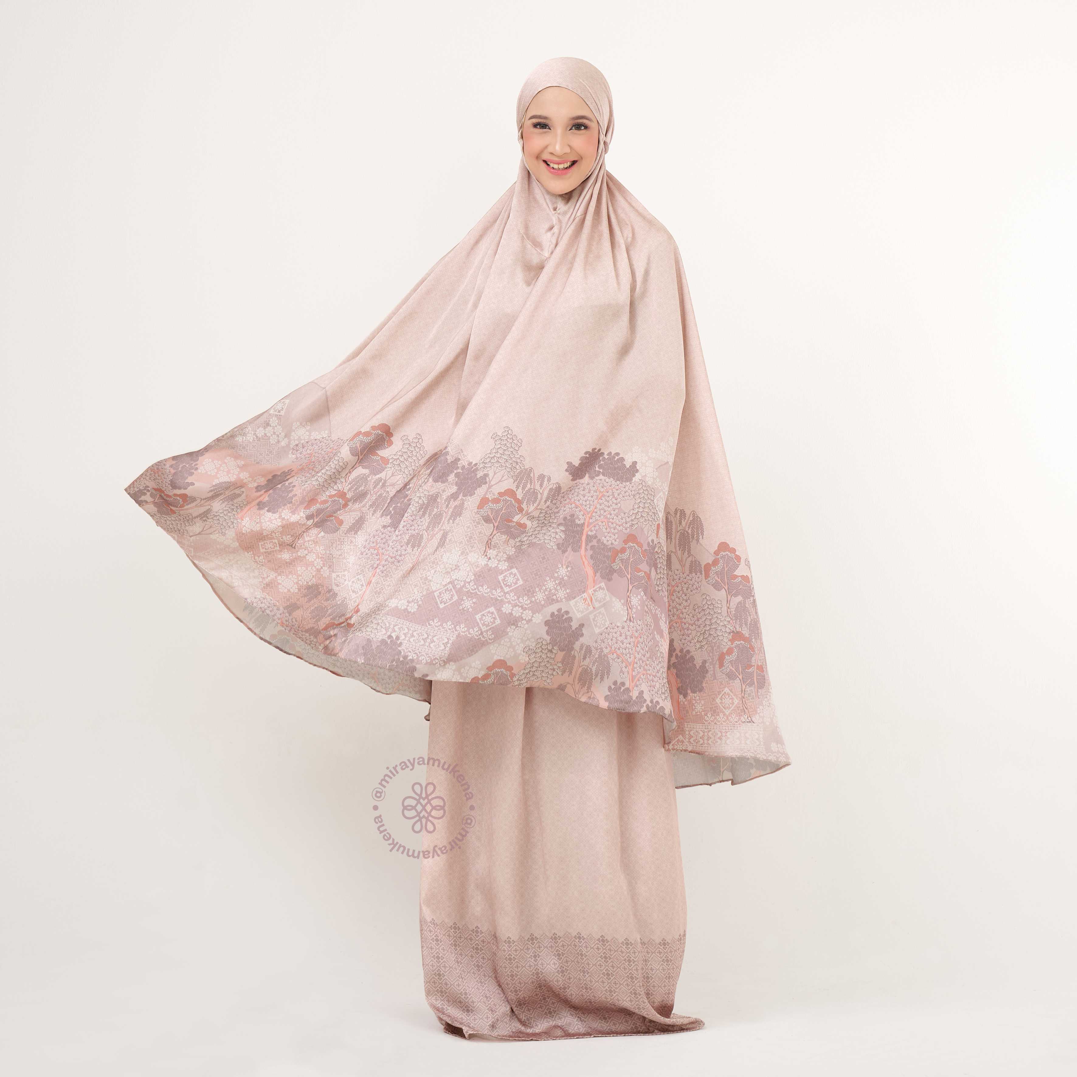 Hampers Mukena Sajadah Miraya Jardin Peach