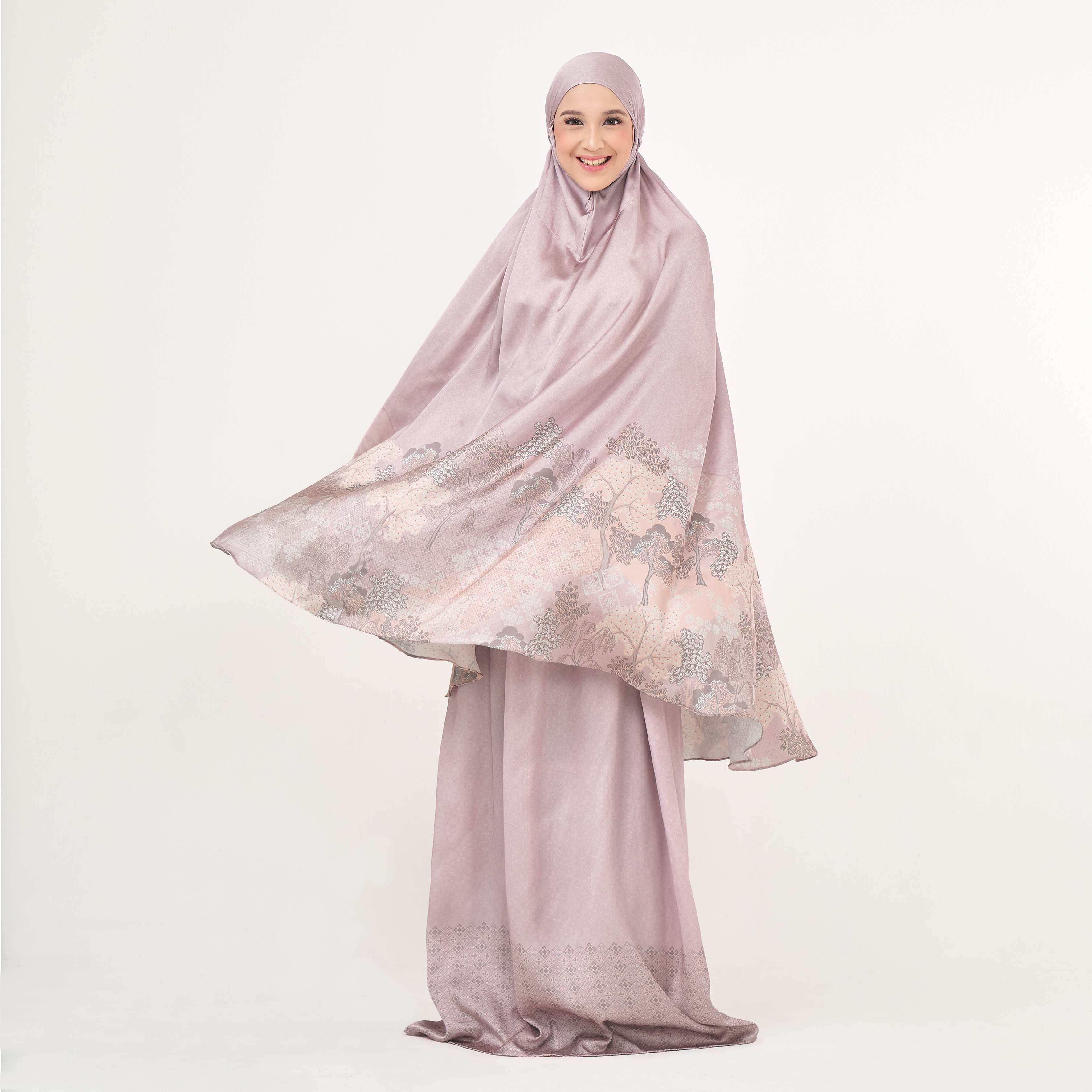 Hampers Mukena Sajadah Miraya Jardin Pink