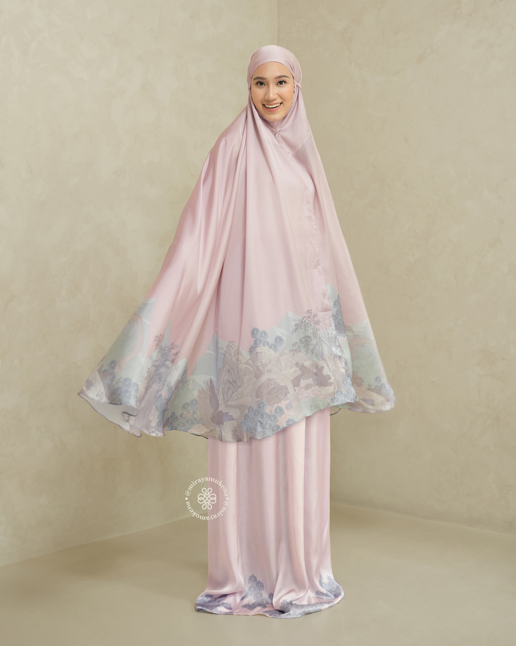 Hampers Mukena Sajadah Miraya Le Marais Pink