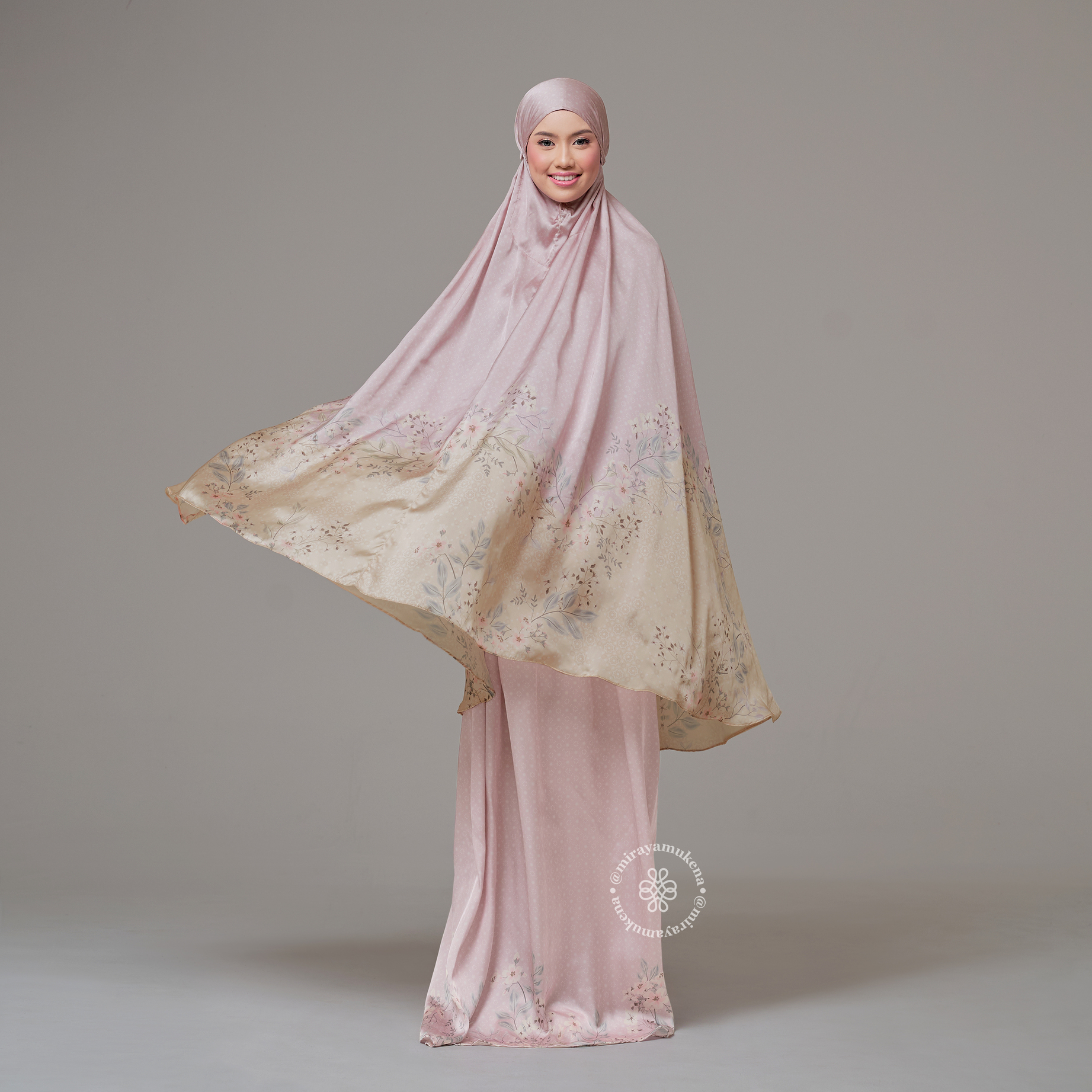 Mukena Travel Printing Miraya Wisteria Primrose