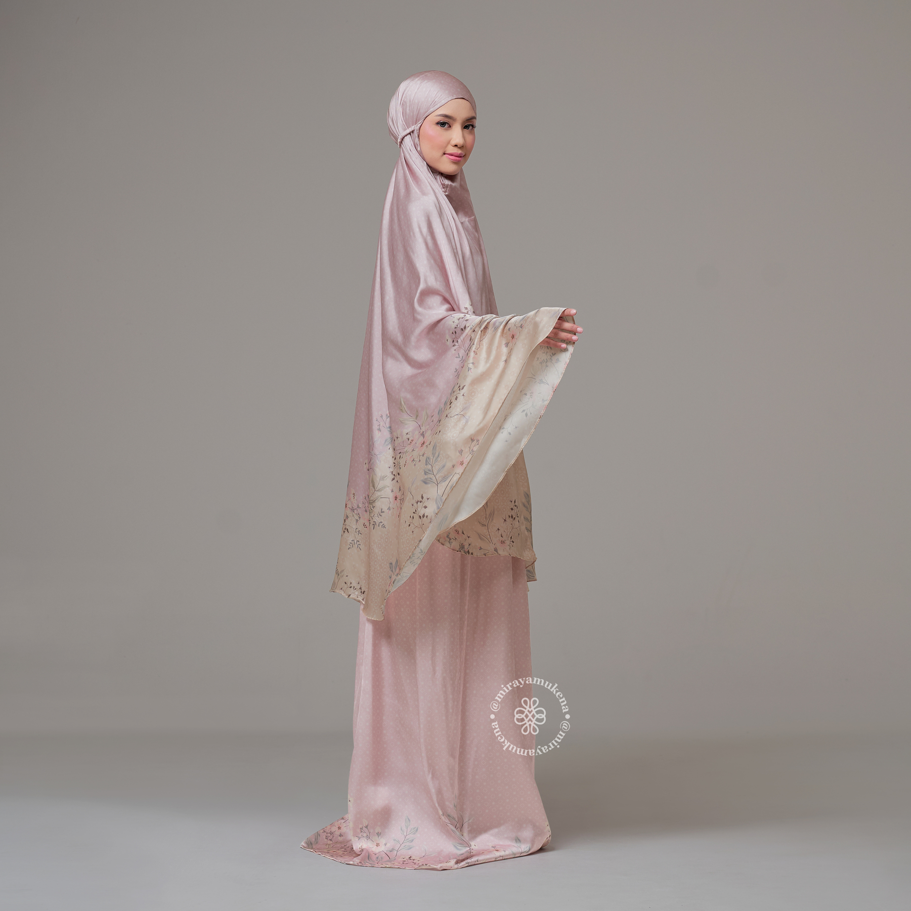 Mukena Travel Printing Miraya Wisteria Primrose