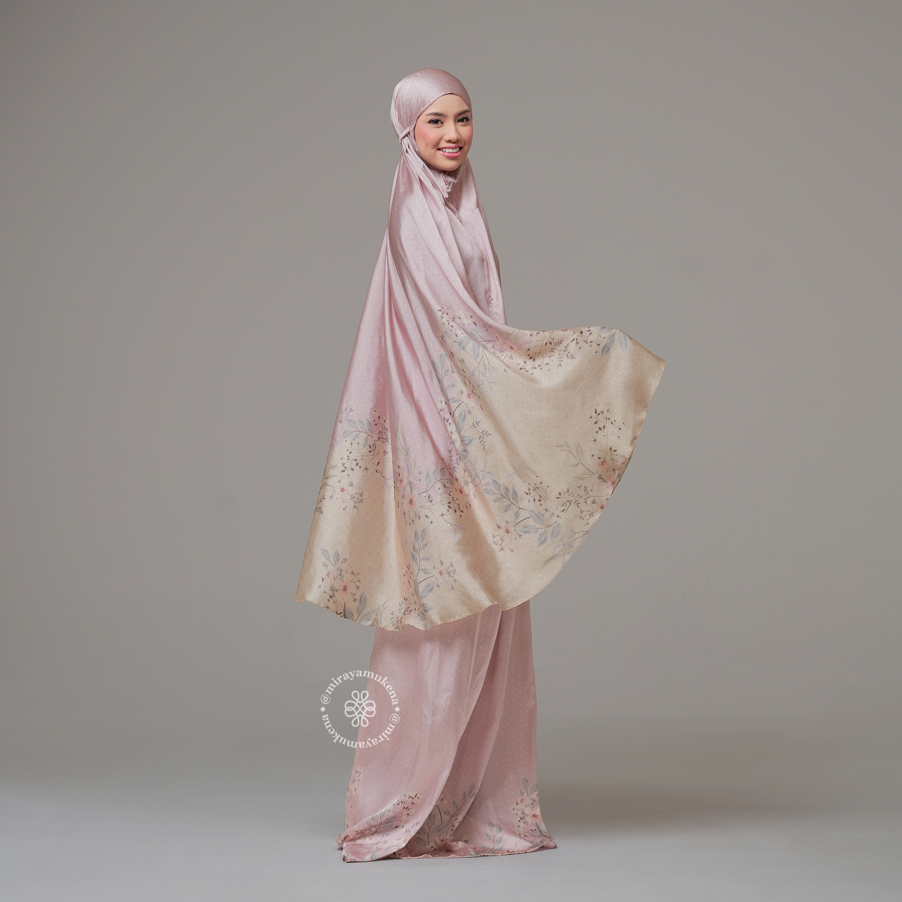 Mukena Travel Printing Miraya Wisteria Primrose
