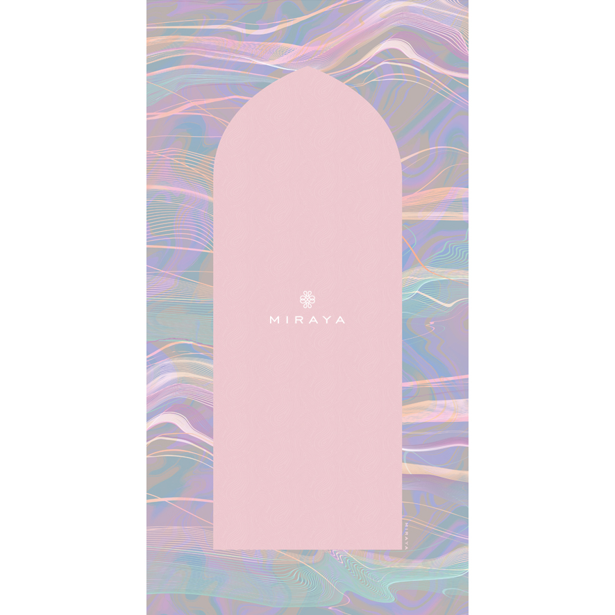 Sajadah Lipat Miraya Flare Pink