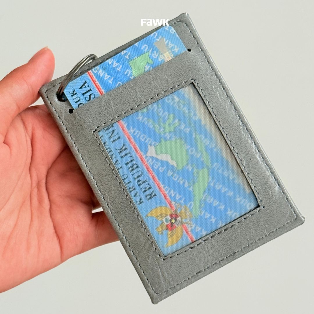Fawk Card Holder (Key Chain Bahan Kulit Sintetis Premium)
