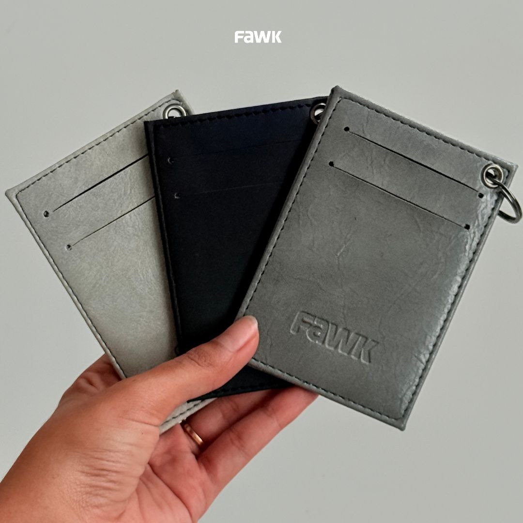 Fawk Card Holder (Key Chain Bahan Kulit Sintetis Premium)