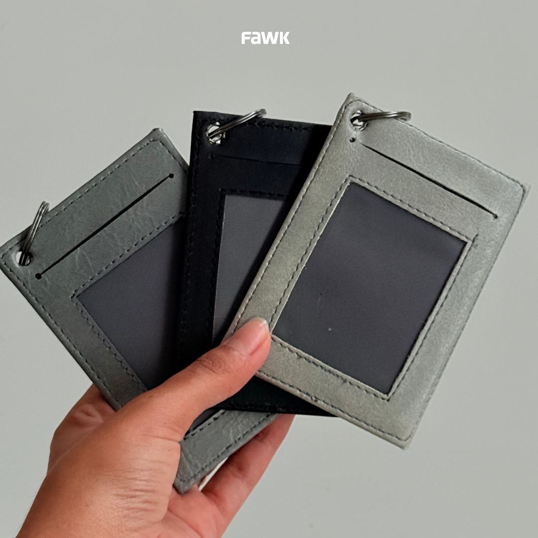 Fawk Card Holder (Key Chain Bahan Kulit Sintetis Premium)