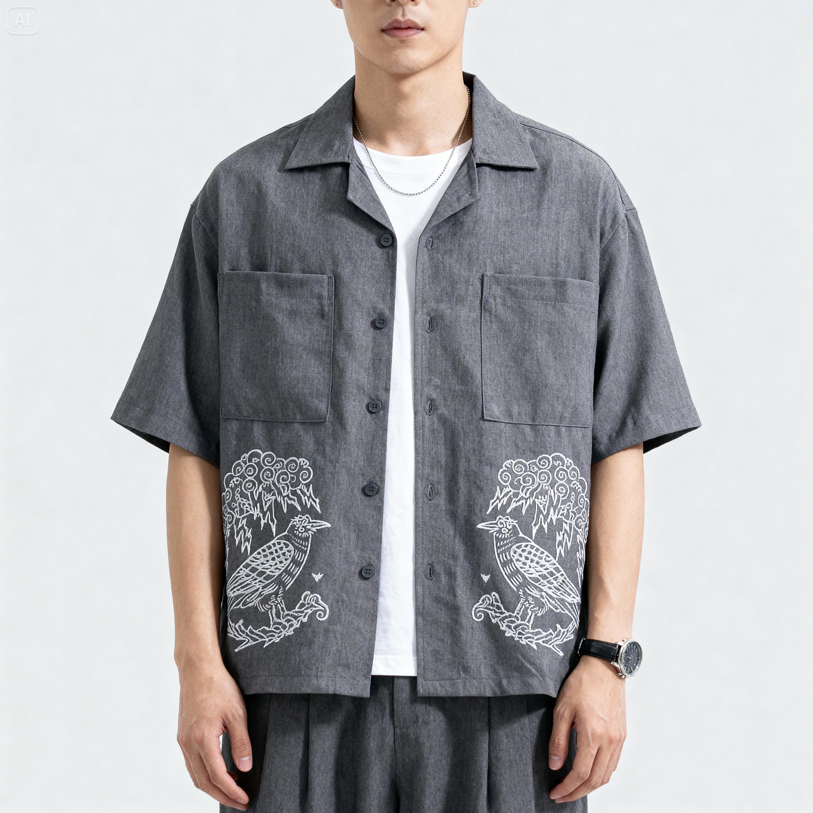 Crows Oversized Shirt