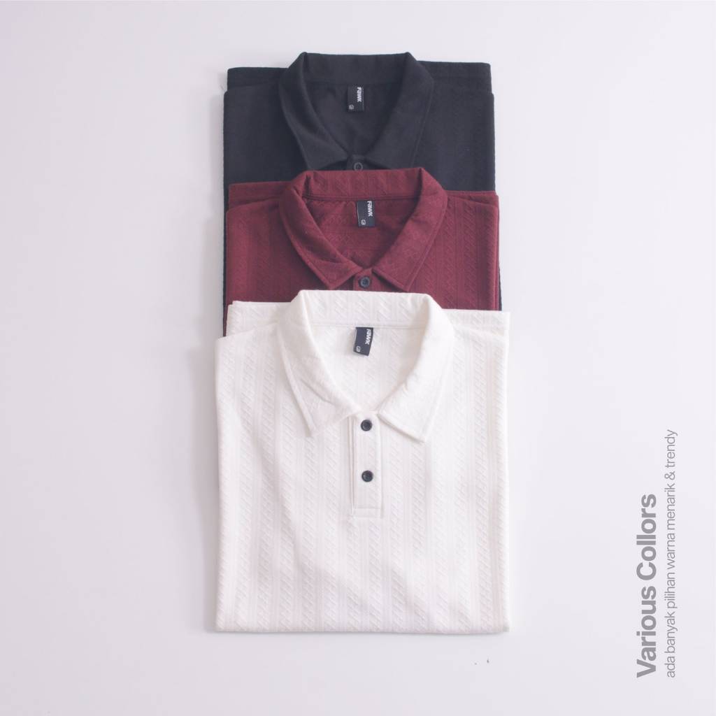 Braid Oversized Polo Shirt