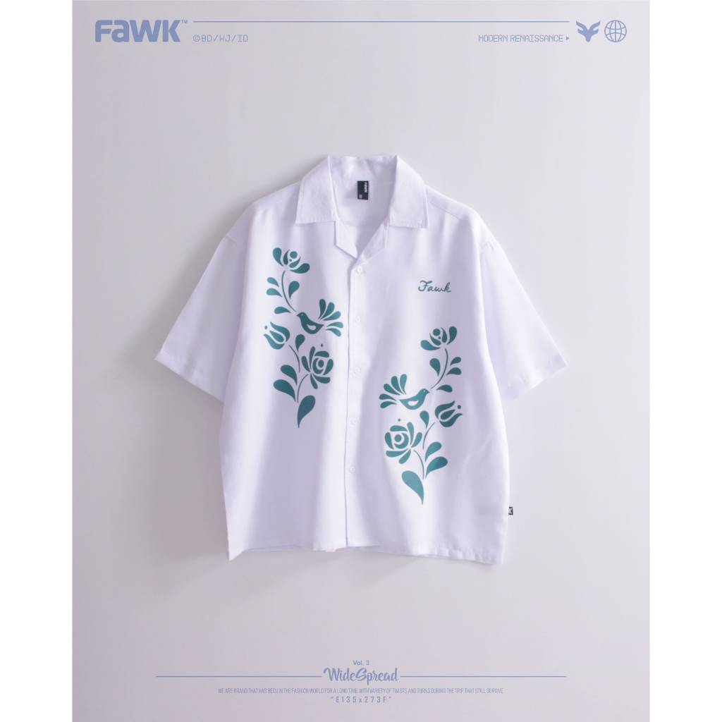 Boxy Shirt Oversize Printed