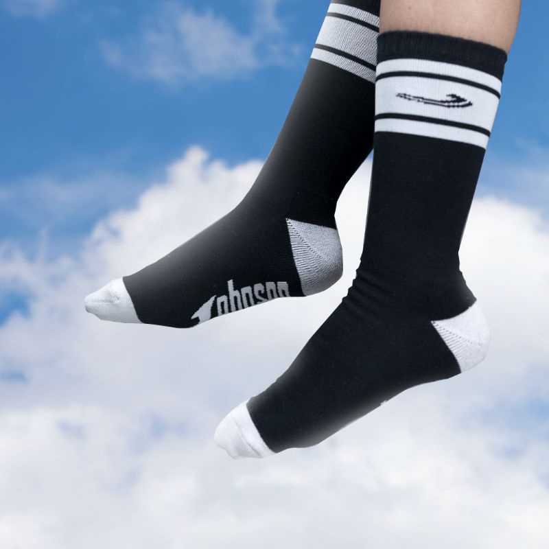 Johnson - Dash Black Socks