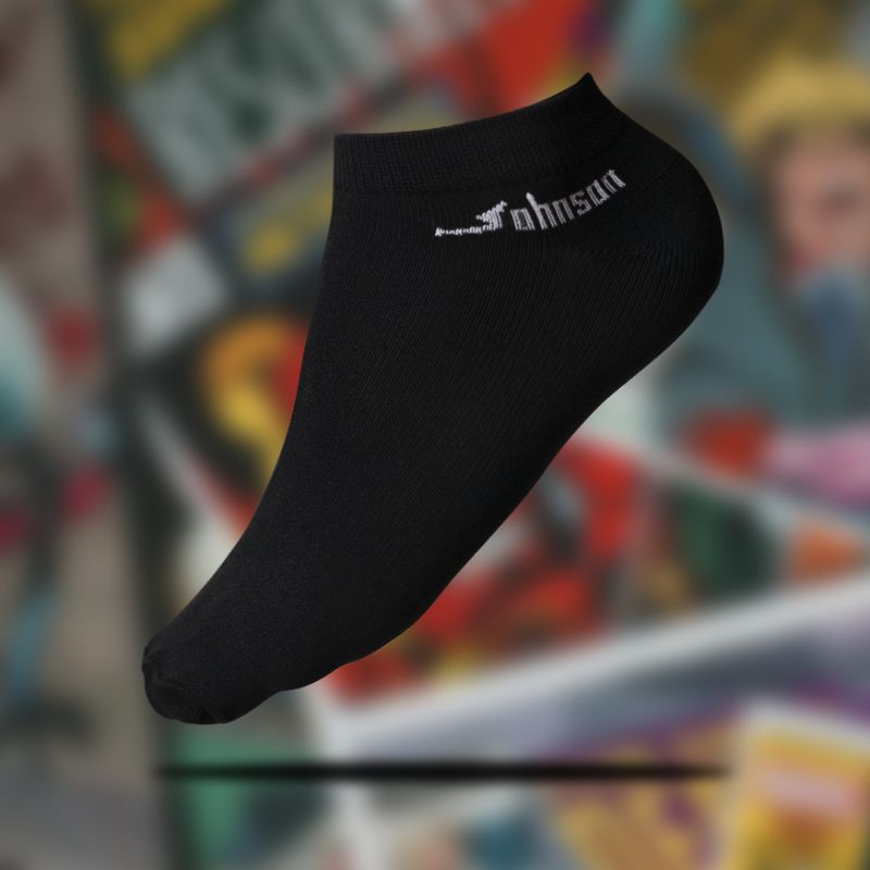 Johnson - Kaos Kaki Pendek Hitam