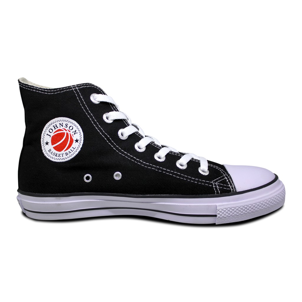 Johnson Basketball Highcut (HC) Black White