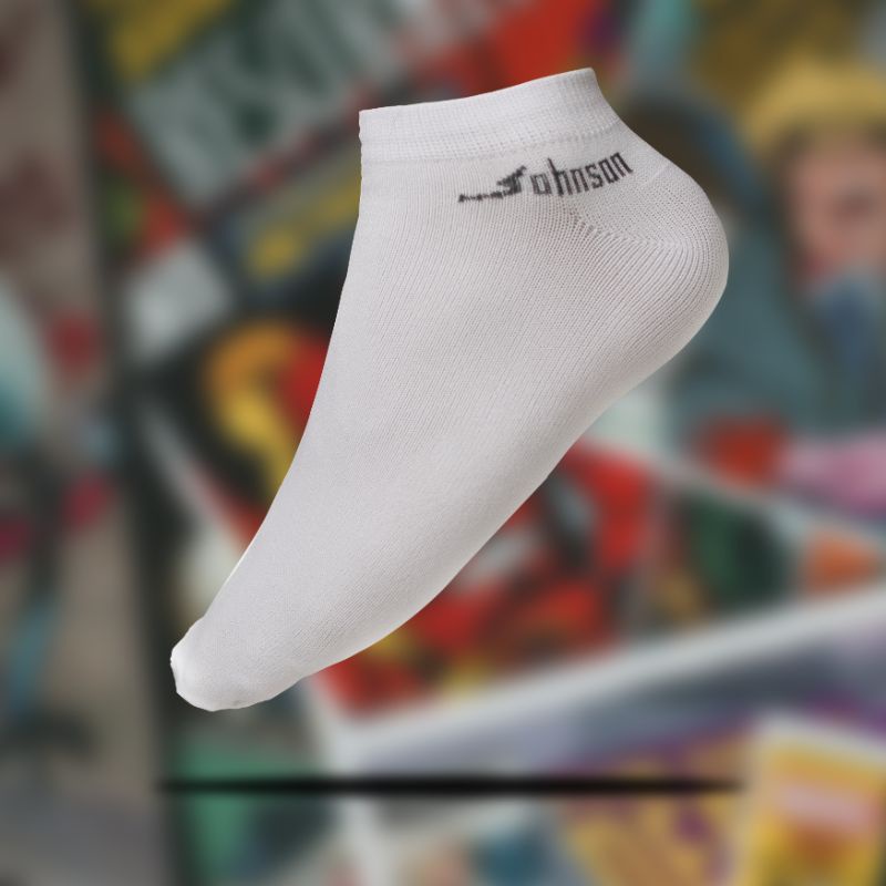 Johnson - Kaos Kaki Pendek Putih
