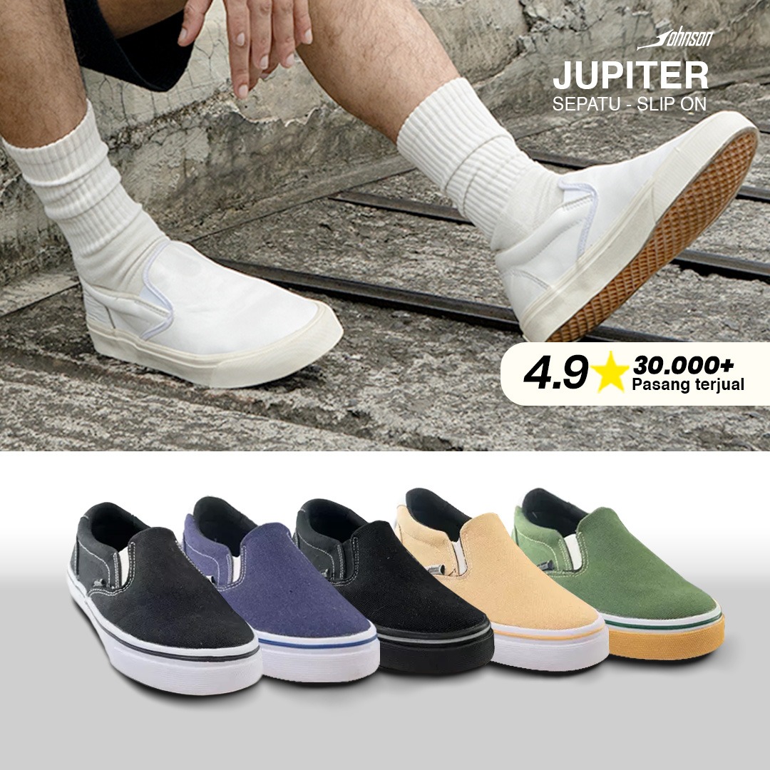 Sepatu Slip On Johnson - Jupiter