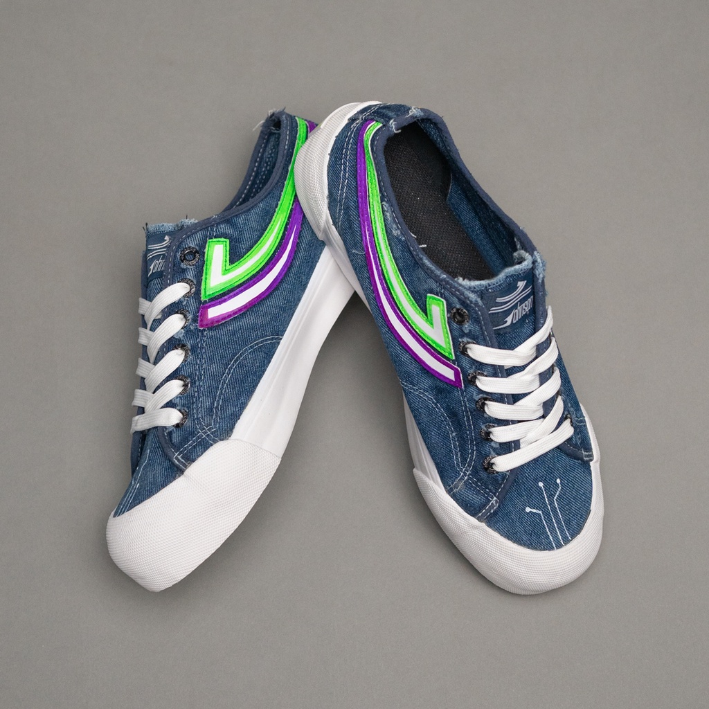 Galaxy Pro Lowcut Denim Bionic Emerald (Limited Collabs DebbyDbay)