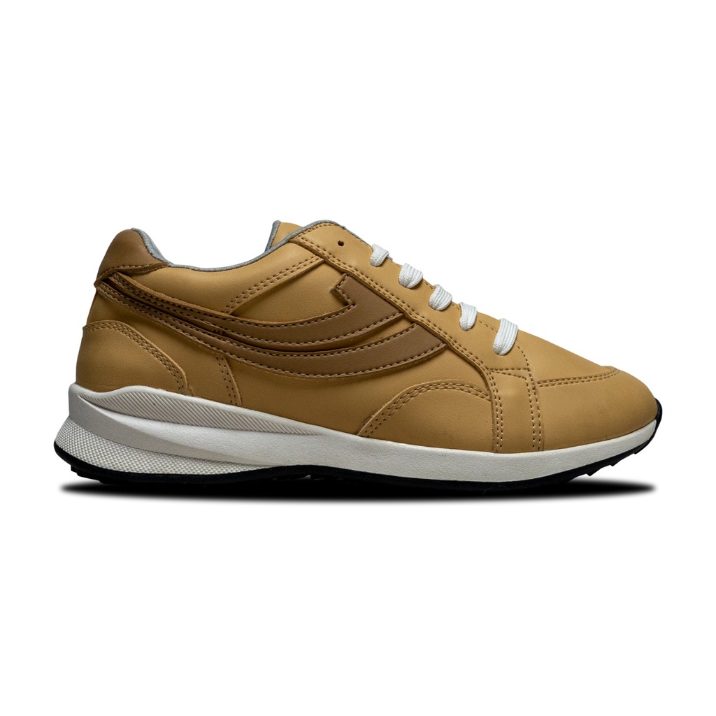 Sepatu Sneakers Wanita Johnson - Zeta Beige | Green | Black