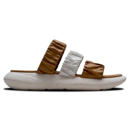 Image of Sandal Wanita Johnson - Emerald Camel White