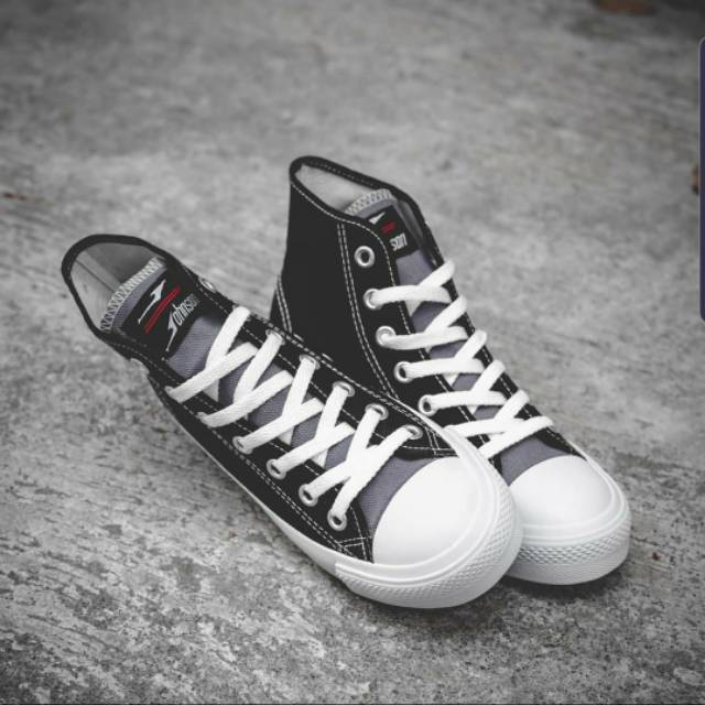 Johnson Basic Colour Highcut (HC) Black Grey