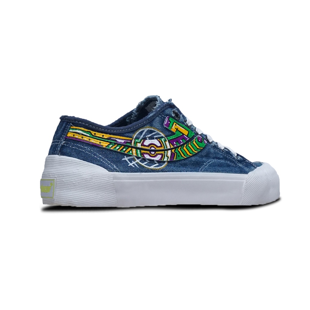 Galaxy Pro Lowcut Denim Bionic Emerald (Limited Collabs DebbyDbay)