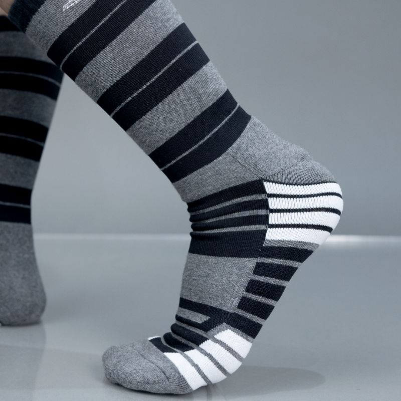 Johnson - Lines Grey Socks