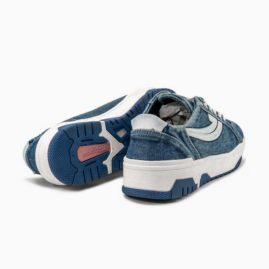 SEPATU SNEAKERS JOHNSON - ORACLE LOWCUT (LC) DENIM BLUE