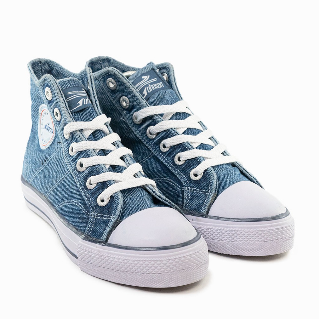 SEPATU SNEAKERS JOHNSON - CLASSIC HIGHCUT DENIM